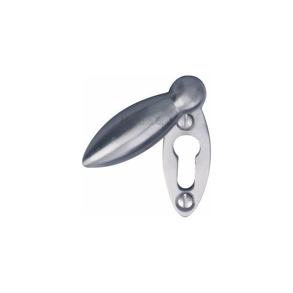 Standard Covered Key Escutcheon Oval - V1022 by M Marcus - Heritage Brass