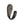 Curved Single Robe Hook by M Marcus - Heritage Brass