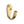 Curved Single Robe Hook by M Marcus - Heritage Brass