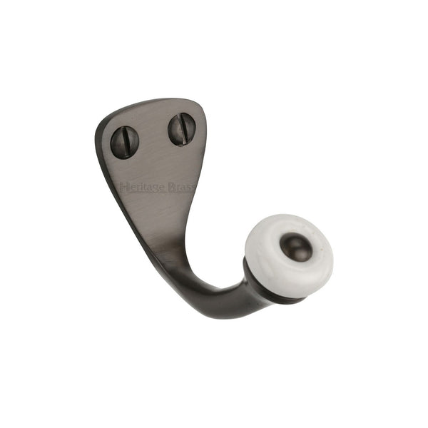 Traditional Single Robe Hook by M Marcus - Heritage Brass