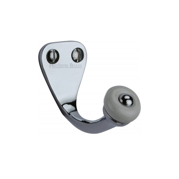 Traditional Single Robe Hook by M Marcus - Heritage Brass