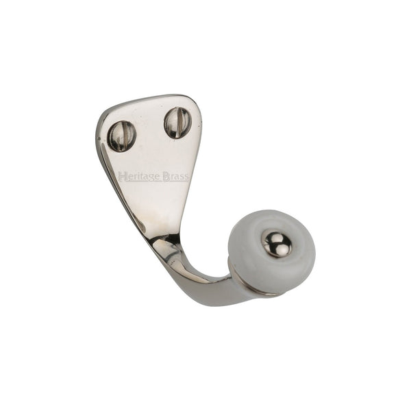 Traditional Single Robe Hook by M Marcus - Heritage Brass