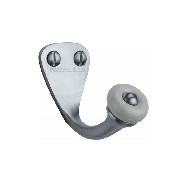 Traditional Single Robe Hook by M Marcus - Heritage Brass