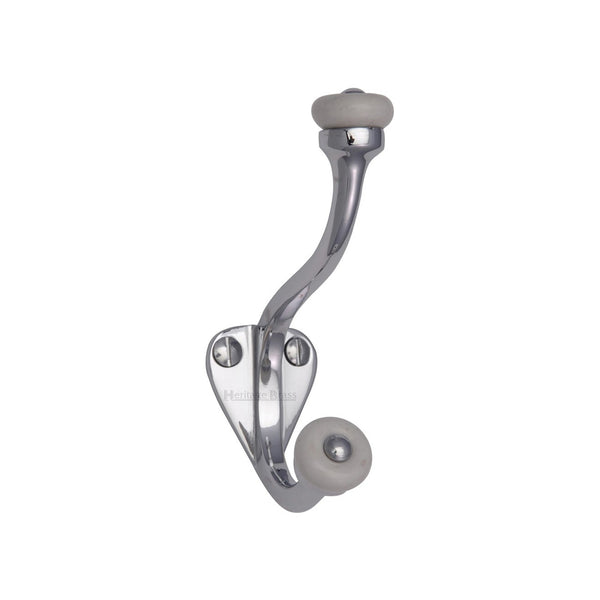 Curved Hat & Coat Hook by M Marcus - Heritage Brass