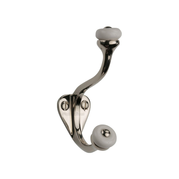 Curved Hat & Coat Hook by M Marcus - Heritage Brass
