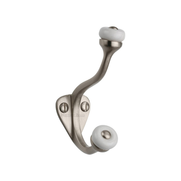 Curved Hat & Coat Hook by M Marcus - Heritage Brass