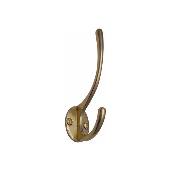 Long Hat & Coat Hook by M Marcus - Heritage Brass