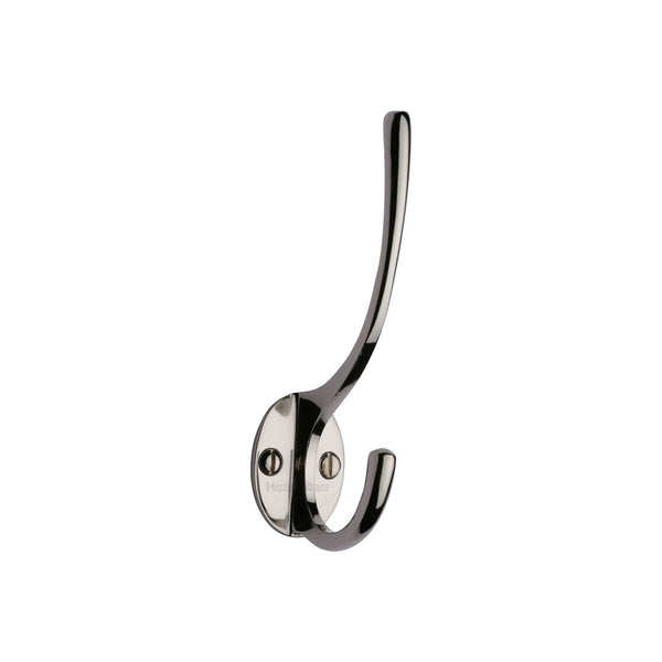 Long Hat & Coat Hook by M Marcus - Heritage Brass