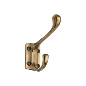 Ball End Hat & Coat Hook by M Marcus - Heritage Brass