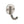 Modern Single Robe Hook by M Marcus - Heritage Brass