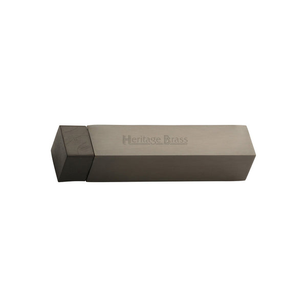 Square Wall Mounted Door Stop by M Marcus - Heritage Brass