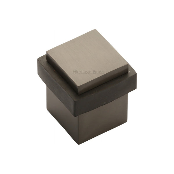 Square Floor Mounted Door Stop - V1089 by M Marcus - Heritage Brass