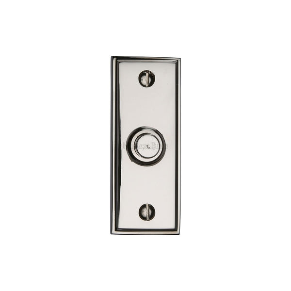 Oblong Bell Push by M Marcus - Heritage Brass