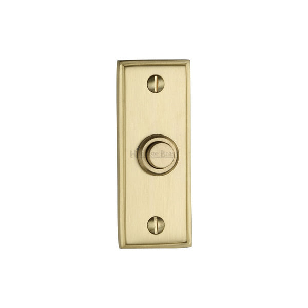 Oblong Bell Push by M Marcus - Heritage Brass