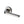 Bellagio Door Handle on Round Rose by M Marcus - Heritage Brass