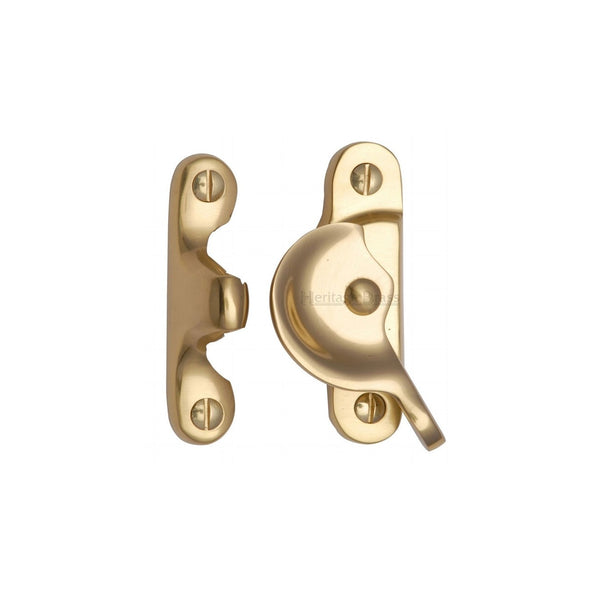 Fitch Pattern Sash Fastener by M Marcus - Heritage Brass
