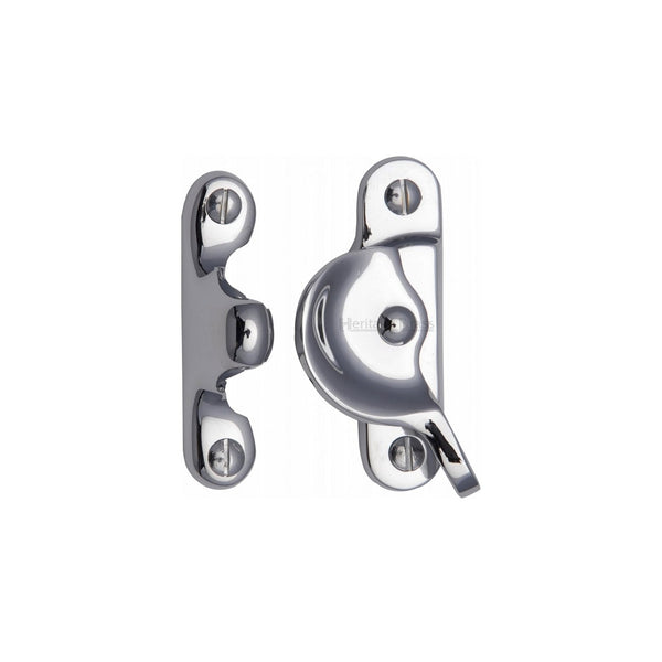 Fitch Pattern Sash Fastener by M Marcus - Heritage Brass