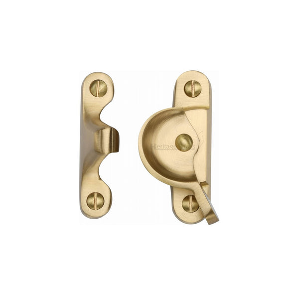 Fitch Pattern Sash Fastener by M Marcus - Heritage Brass