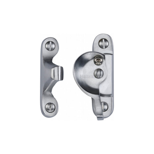 Fitch Pattern Sash Fastener Lockable by M Marcus - Heritage Brass