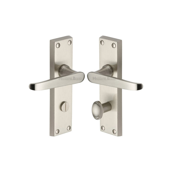 Victoria Door Handle on Plate by M Marcus - Heritage Brass