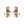 Victoria Short Door Handle on Plate by M Marcus - Heritage Brass