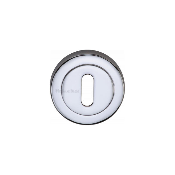 Standard Key Escutcheon Round - V4000 by M Marcus - Heritage Brass