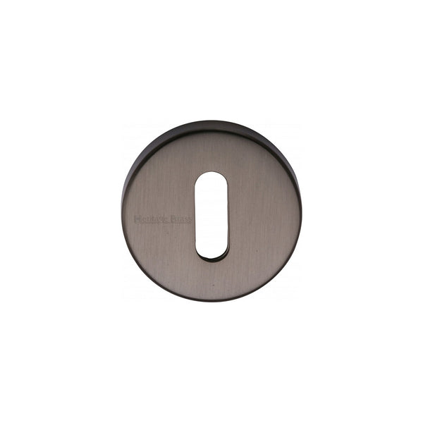 Standard Key Escutcheon Round - V4007 by M Marcus - Heritage Brass