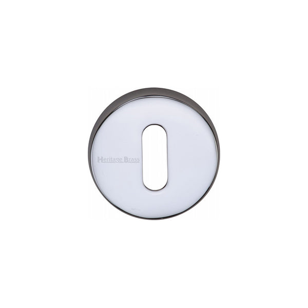 Standard Key Escutcheon Round - V4007 by M Marcus - Heritage Brass
