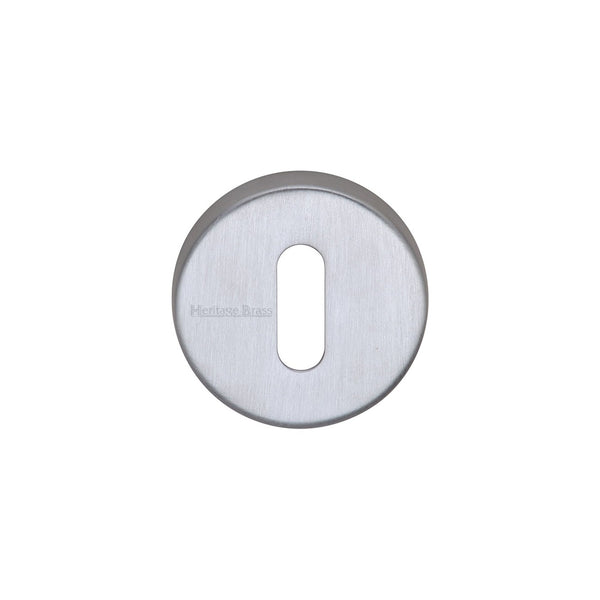 Standard Key Escutcheon Round - V4007 by M Marcus - Heritage Brass