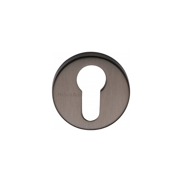 Euro Profile Cylinder Escutcheon Round - V4008 by M Marcus - Heritage Brass