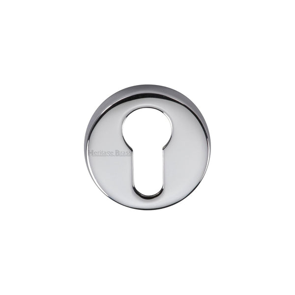 Euro Profile Cylinder Escutcheon Round - V4008 by M Marcus - Heritage Brass