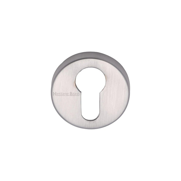 Euro Profile Cylinder Escutcheon Round - V4008 by M Marcus - Heritage Brass