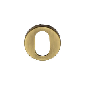Oval Profile Cylinder Escutcheon Round - V4009 by M Marcus - Heritage Brass