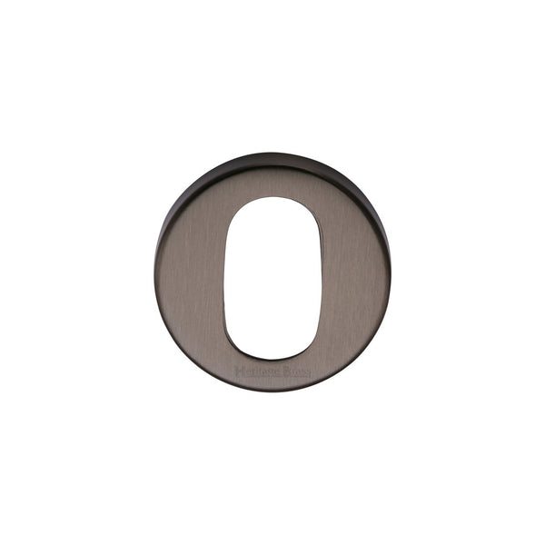 Oval Profile Cylinder Escutcheon Round - V4009 by M Marcus - Heritage Brass
