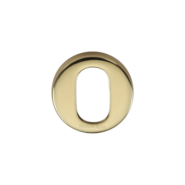 Oval Profile Cylinder Escutcheon Round - V4009 by M Marcus - Heritage Brass