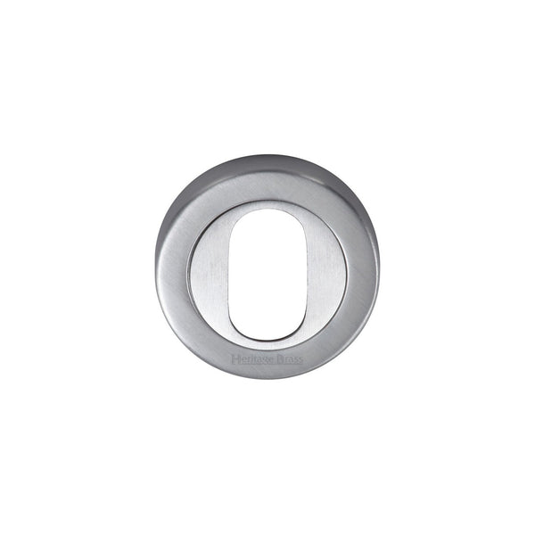 Oval Profile Cylinder Escutcheon Round - V4010 by M Marcus - Heritage Brass