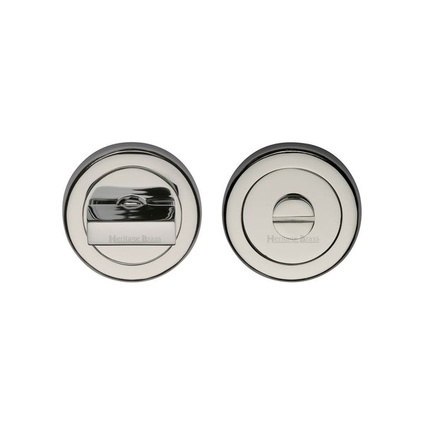 Round Bathroom Turn & Release - V4035 by M Marcus - Heritage Brass