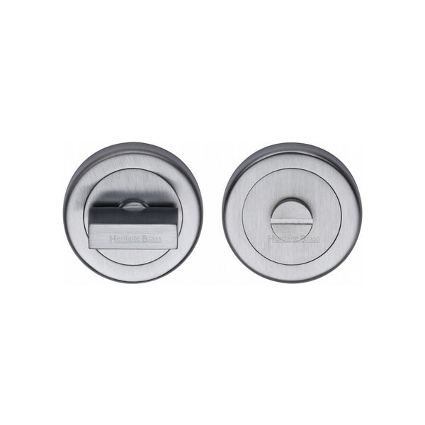 Round Bathroom Turn & Release - V4035 by M Marcus - Heritage Brass