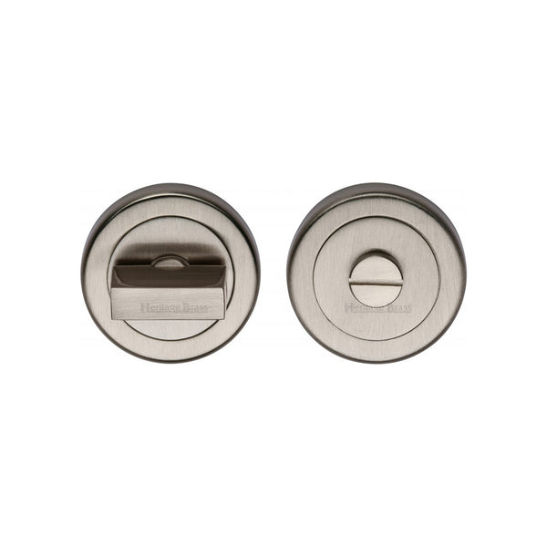 Round Bathroom Turn & Release - V4035 by M Marcus - Heritage Brass