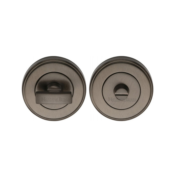 Round Bathroom Turn & Release - V4040 by M Marcus - Heritage Brass