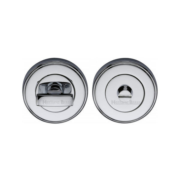 Round Bathroom Turn & Release - V4040 by M Marcus - Heritage Brass