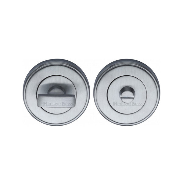 Round Bathroom Turn & Release - V4040 by M Marcus - Heritage Brass