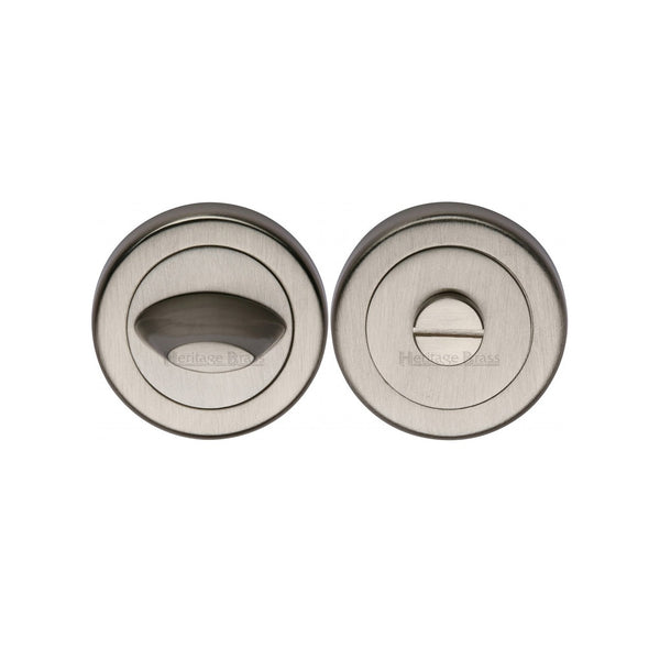 Round Bathroom Turn & Release - V4043 by M Marcus - Heritage Brass
