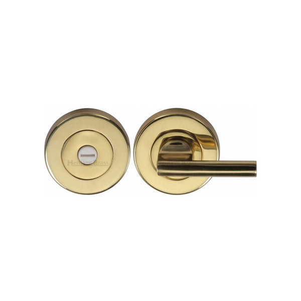 Round Bathroom Turn & Release - V4044 by M Marcus - Heritage Brass