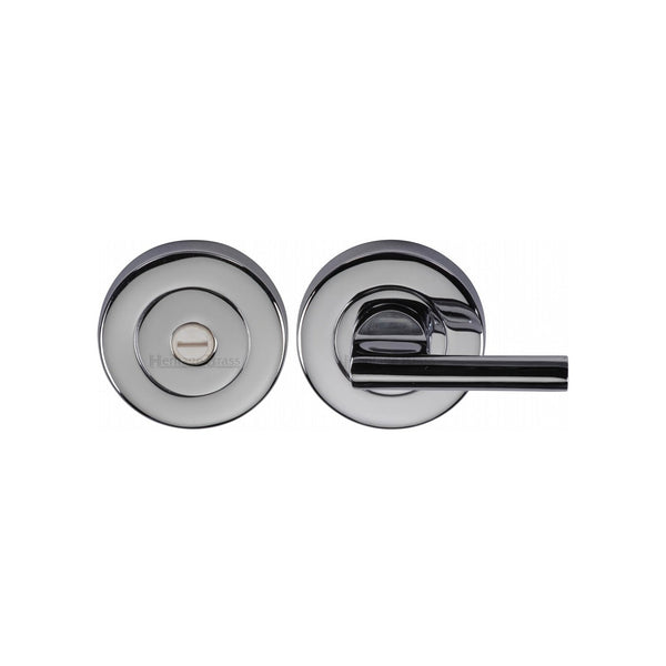 Round Bathroom Turn & Release - V4044 by M Marcus - Heritage Brass