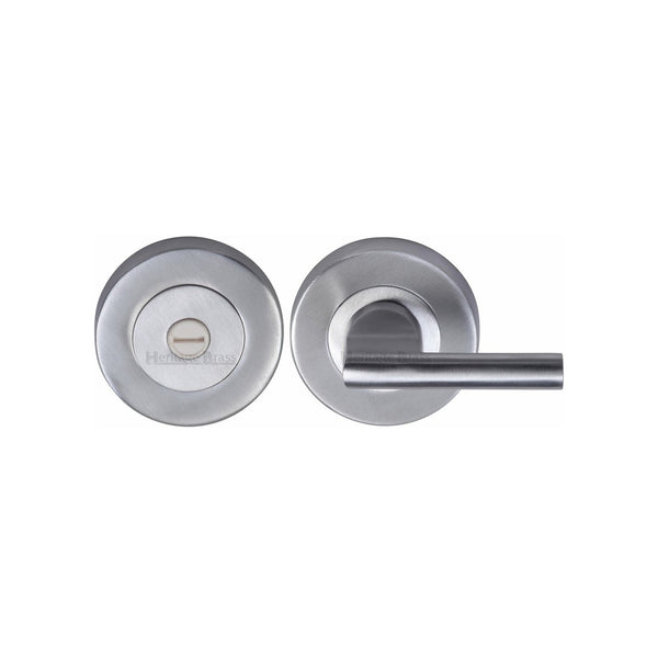 Round Bathroom Turn & Release - V4044 by M Marcus - Heritage Brass