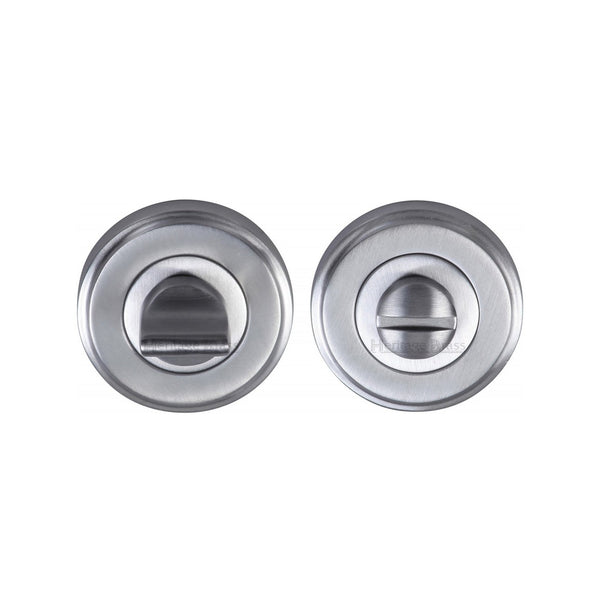 Round Bathroom Turn & Release - V4045 by M Marcus - Heritage Brass