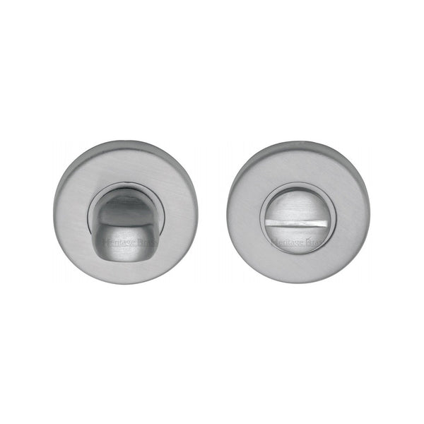 Round Bathroom Turn & Release - V4049 by M Marcus - Heritage Brass