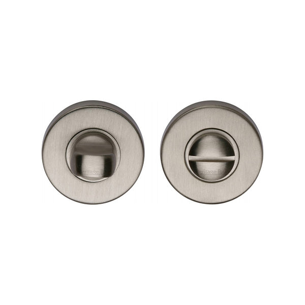 Round Bathroom Turn & Release - V4049 by M Marcus - Heritage Brass