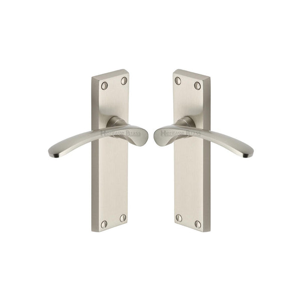 Sophia Door Handle on Plate by M Marcus - Heritage Brass